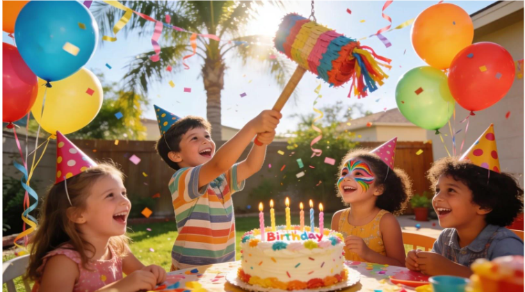 Child birthday party. M38092 - Party Ideas for Your 3-Year-Old Birthday Hero Image.jpg